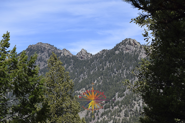 The view are great from the upper portion of the trail Eldorado Canyon State Park Colorado