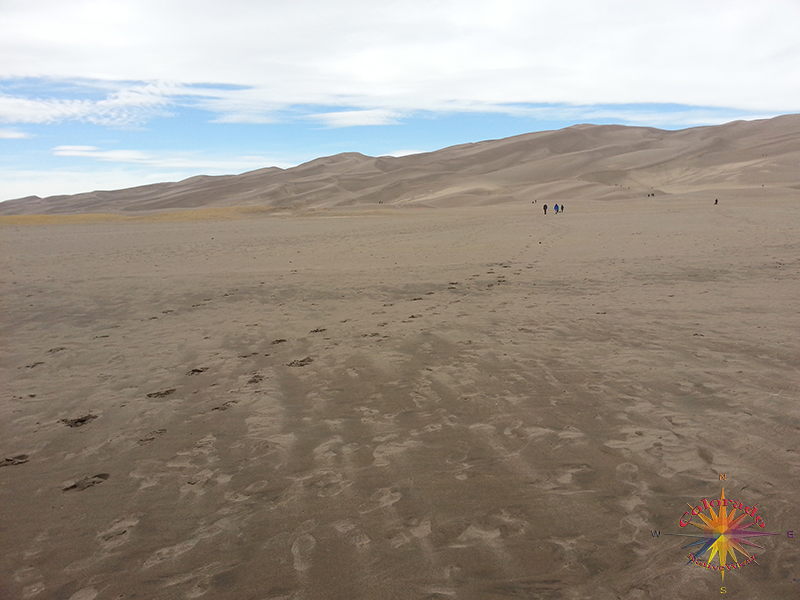 Thirty Square Mile Sandbox Starting my hike up the Sand Dunes in Great Sand Dunes National Park