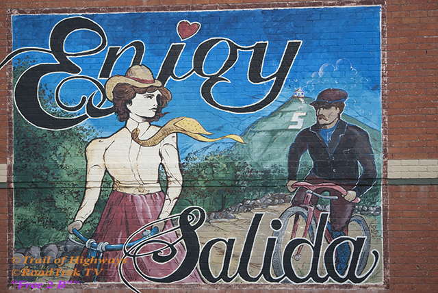 Mural on the side of Building in Salida, Colorado