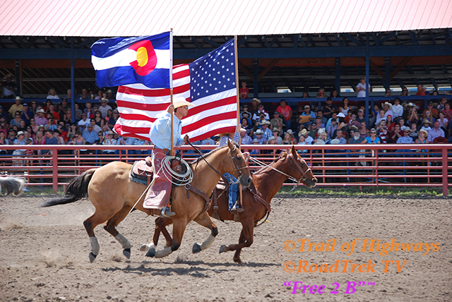 Opening Ceremony Red Ryder Rodeo Pagosa Springs, Colorado