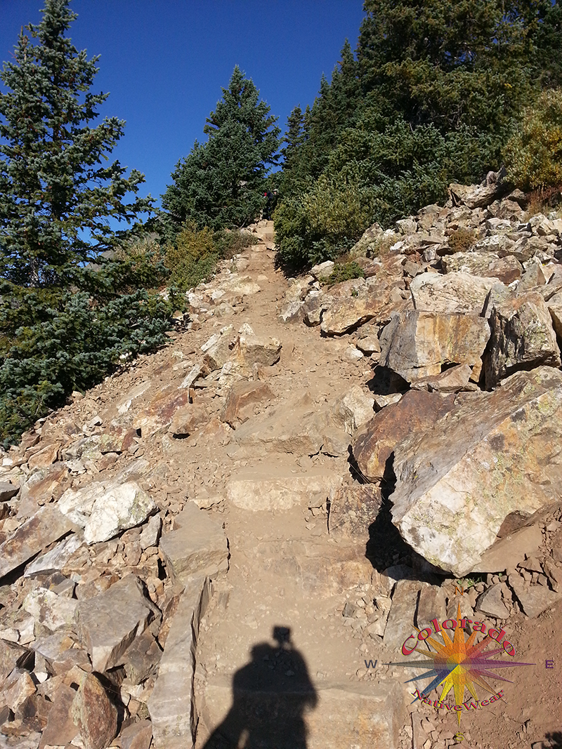 Quandary Peak Trail is quite varied it topography Colorado
