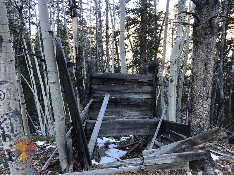 Grizzly Lake Hike Colorado What's left of the old outhouse, a little drafty these days