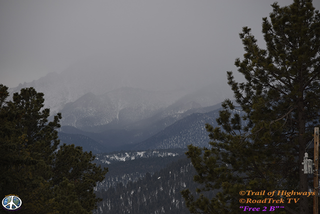 Pikes Peak while it Snowing