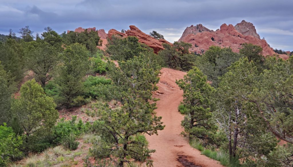Garden Loop Hike 1-2 through Garden of the Gods, in Colorado Springs Colorado.  We ventured on a short loop taking in all the sites except walking through what we call the main garden