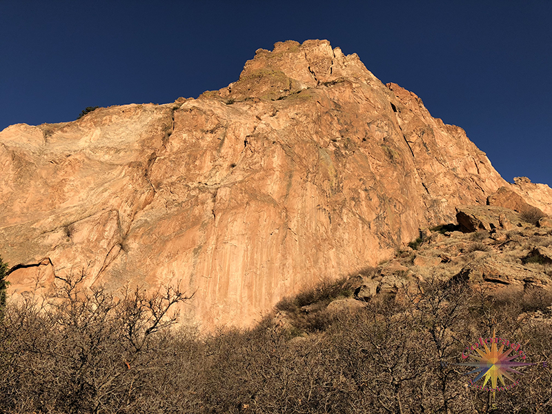 Several of the rock formations offer rock climbing opportunities, in Garden of the Gods