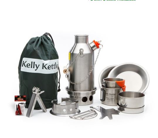 Small 'Trekker' SST Kettle - Camping Kettle & Stove, Camp Equipment, Camp  Cookware, Survival kit