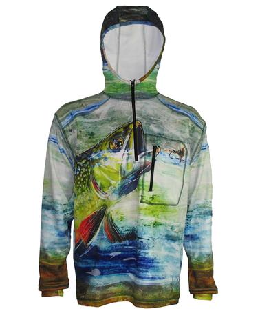 Brook Trout Fishing Shirts Adventure Fishing Hoodies • Trail of