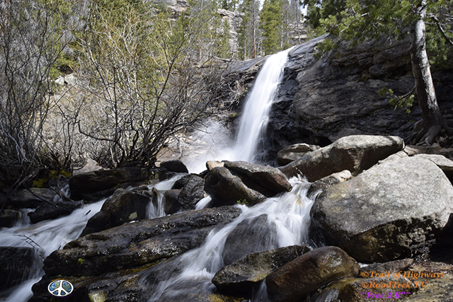Bridal Veil Falls, Rocky Mountain National Park,Hiking, cow creek trail