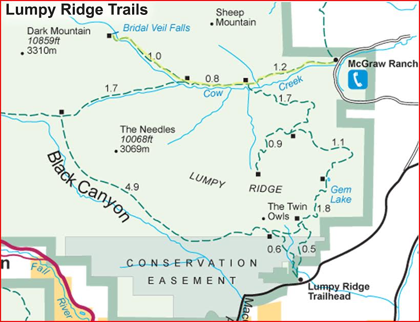 Bridal Veil Falls Trail Of Highways