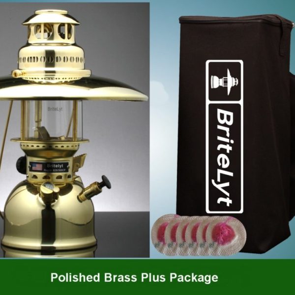 Plus Package Polished Brass 500CP Lantern