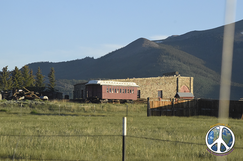 Historic Railroad Roundhouse in Como Colorado