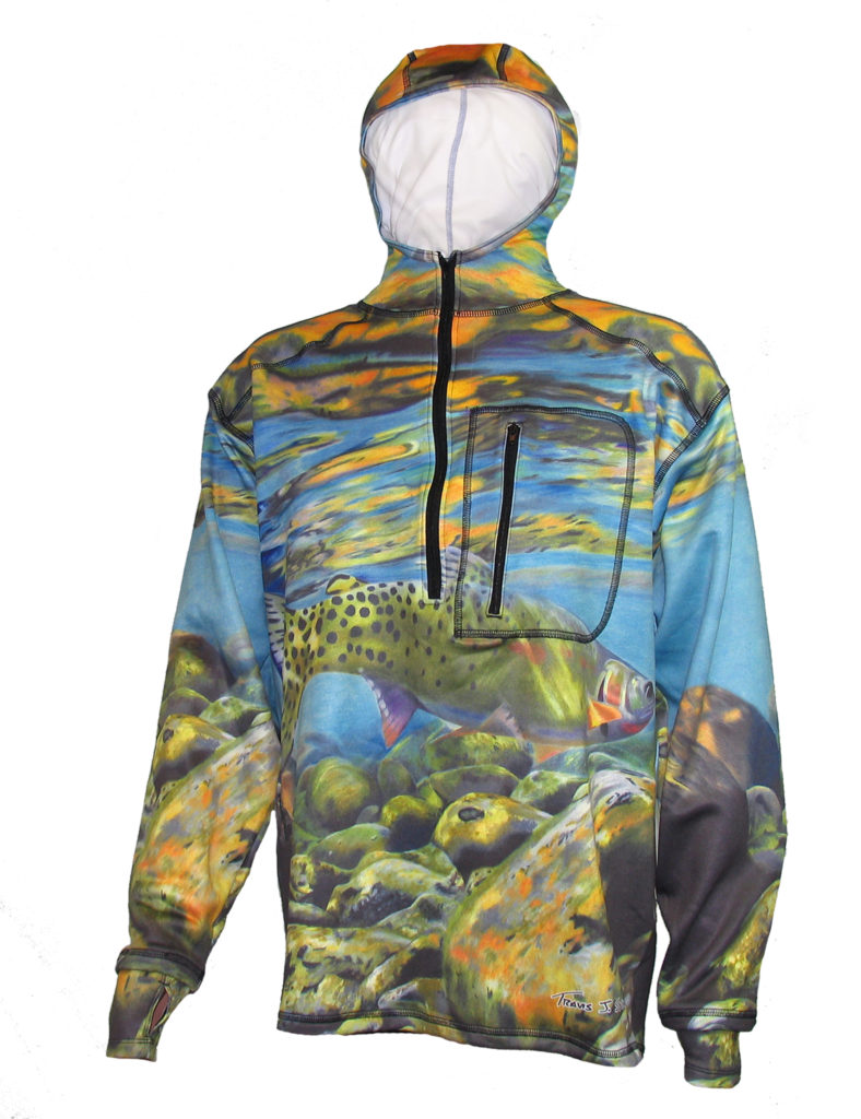 Freestone 1/4-Zip FlexFleece Fish Adventure Hoodie freestone streams offer some of the best aquatic life for fish creating abundant hatches and great fishing