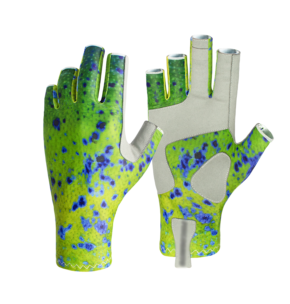 fishing sun gloves