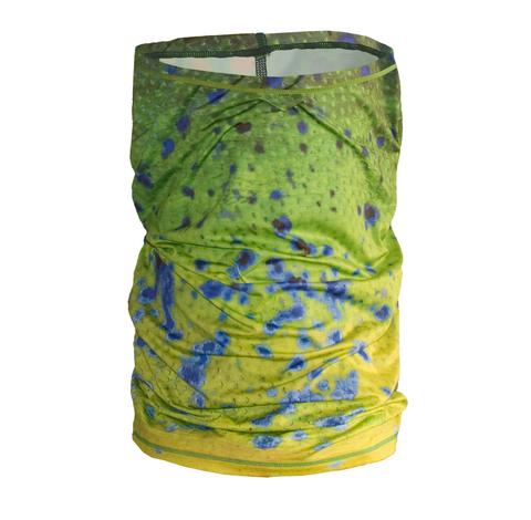 Dorado Fishing Adventure Neck Gaiter Great sun protection as well as a great accent piece for a night on the town