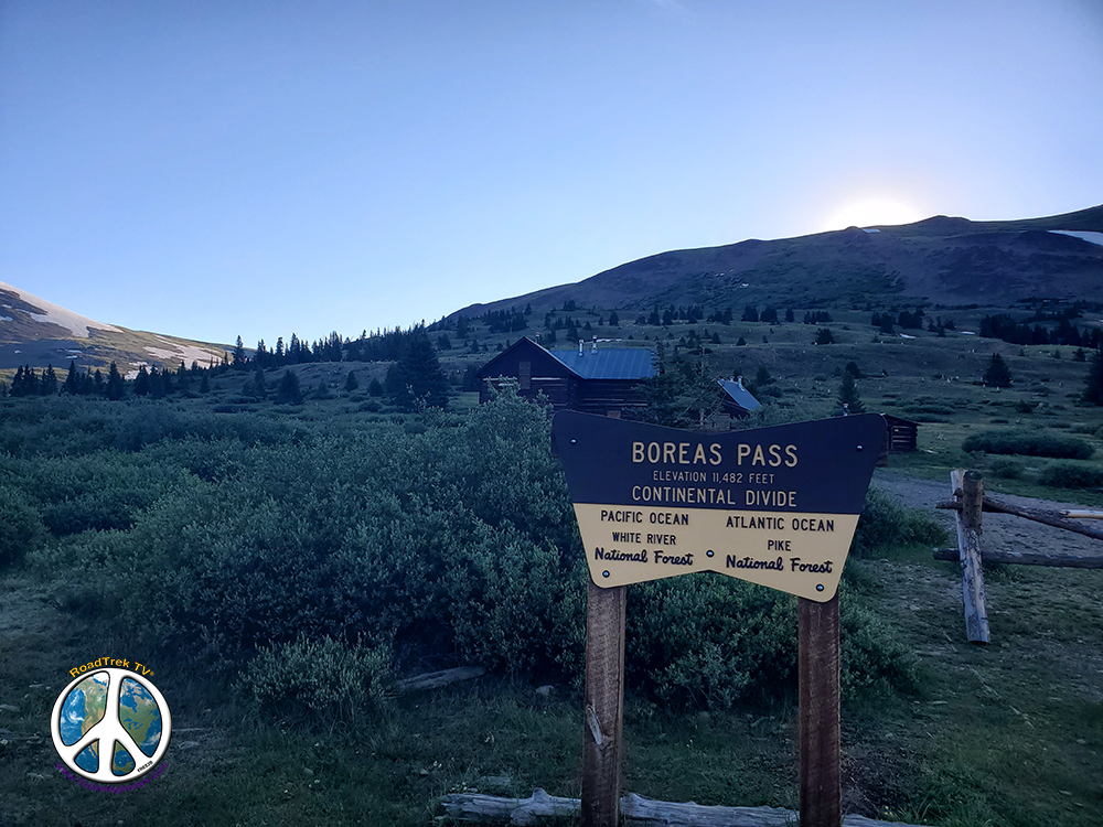Boreas Pass 11,482 Feet in Elevation, there are a few hiking trails from the parking area