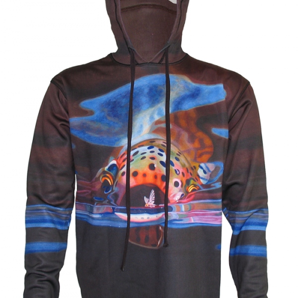 Hoodie Fly Fishing Apparel The Snack Rainbow Trout A D Maddox