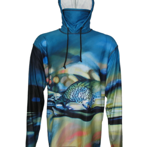 Hoodie Fly Fishing Apparel Took the One Rainbow Trout A D Maddox bring the action of a Rainbow trout taking your dry fly the built in face mask bring great protect on the river, backpacking trail hiking, mountain biking, trail running, or other outdoor activity