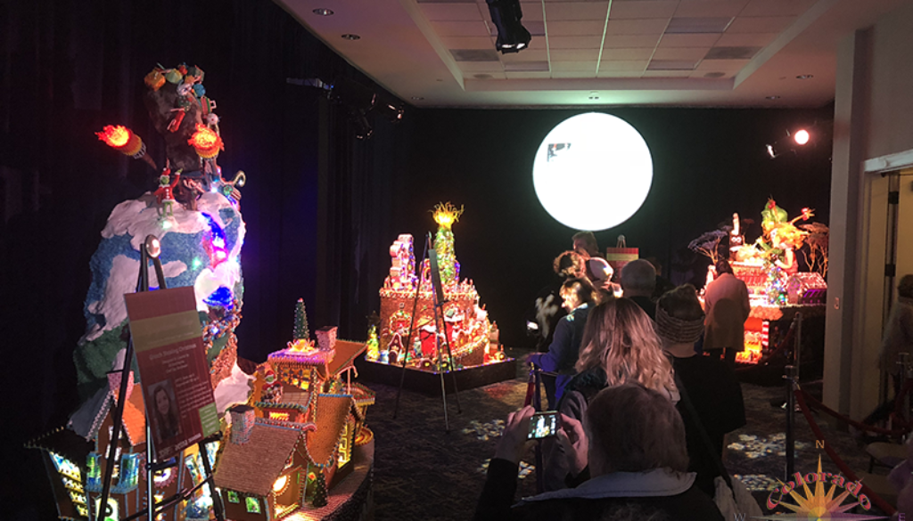 Gingerbread Houses Seattle bring delight in the Northwest, with top architecture firms and the assistance of top chef's creating this culinary dream how the Grinch stole Christmas.  This great event lends a hand to Juvienle Diabetes Research Foundation. 