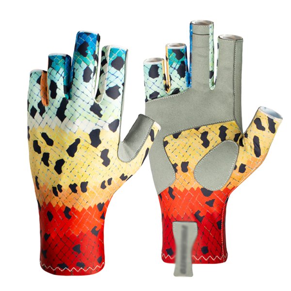 Rainbow Trout Fishing Gloves