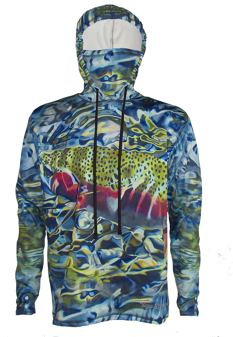 Fly fishing sun clearance hoodie