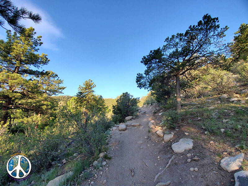 From the trail head, the trail climbs very quickly and then levels out with a gradual climb to the falls