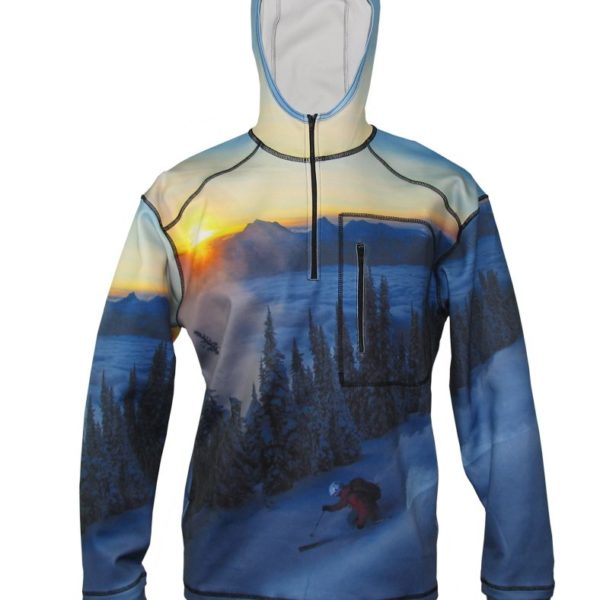 Above The Clouds 1/4-Zip  Ski Clothes Hoodie