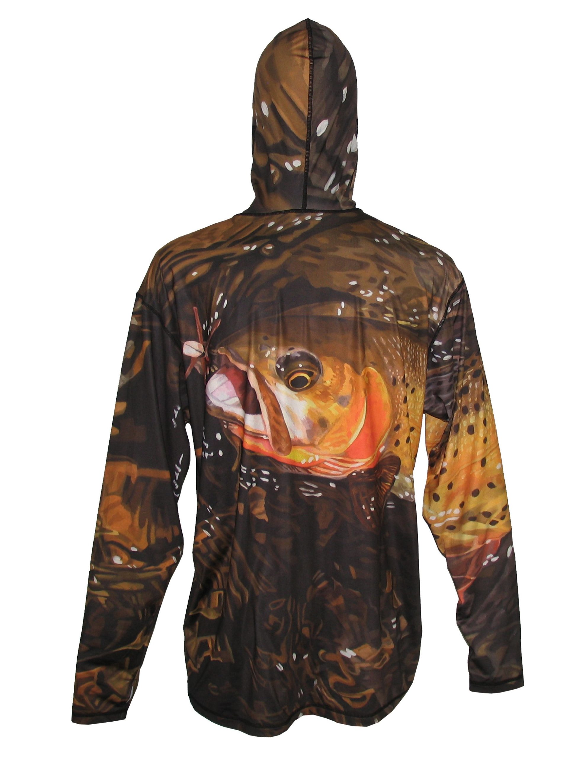 Cutty Graphic Fishing Hoodie is Fly Fishing Apparel on the trail as Hiking Clothes making life better. Get yours today Enjoy Life Click Here