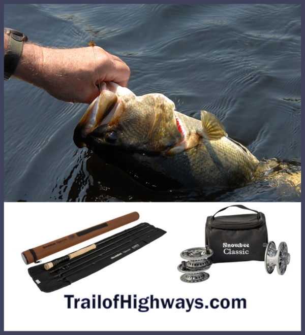 Trail of Highways Pro Bass Fly Fishing with a Spectre Rod and Classic Reel Kit can also work for steelheading
