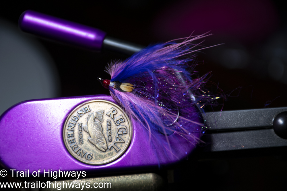 Tying and Swinging Trout Intruders a Marabou Popsicle pink and purple 