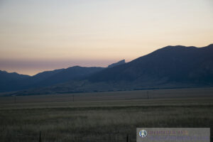 Sunrise east of the Madison River just south of Cameron, Montana