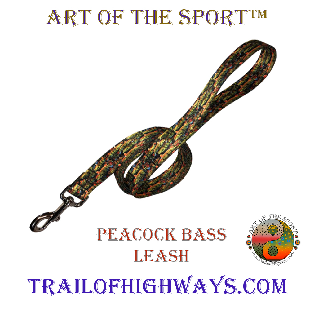 Peacock Bass Dog Leash