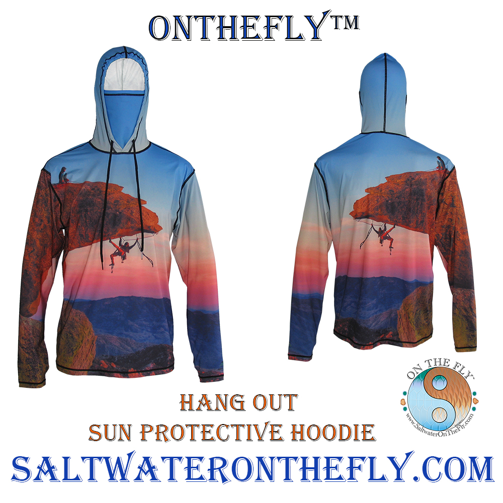 Hang out graphic hoodie for hiking the Great Sand Dunes UPF-50 sun protection