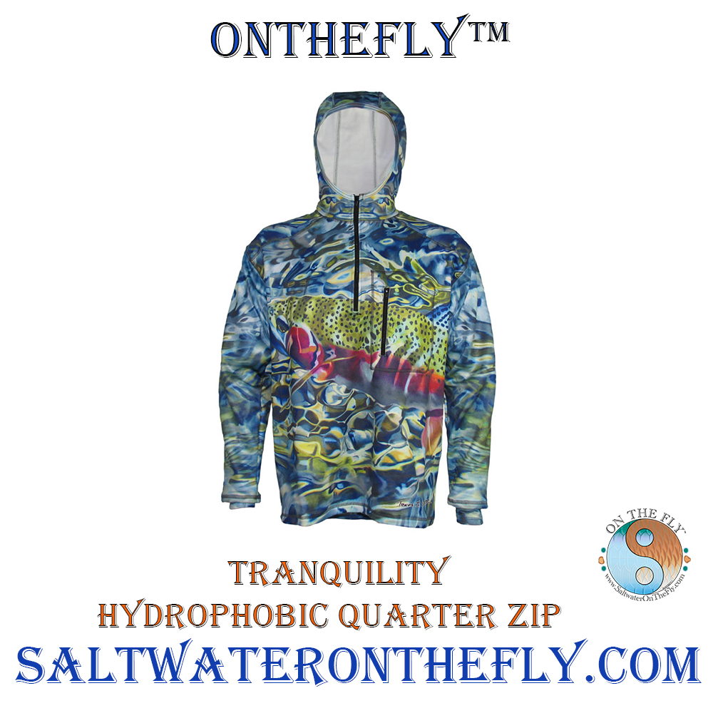 Hydrophobic Tranquility sun protective hoodie 