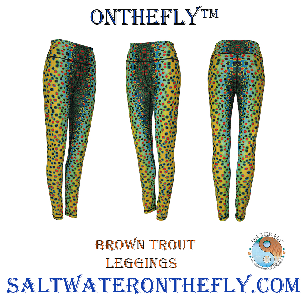 Brown Trout Leggings Yoga Pants